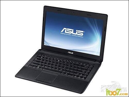 华硕x84ei235hr-sl虽然是新款笔记本,但是在模具的应用上还是遵循了